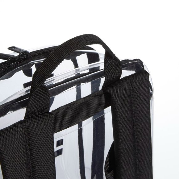 ADIDAS Clear/Transparent Backpack/Game School Bag Linear NEW - Picture 4 of 6